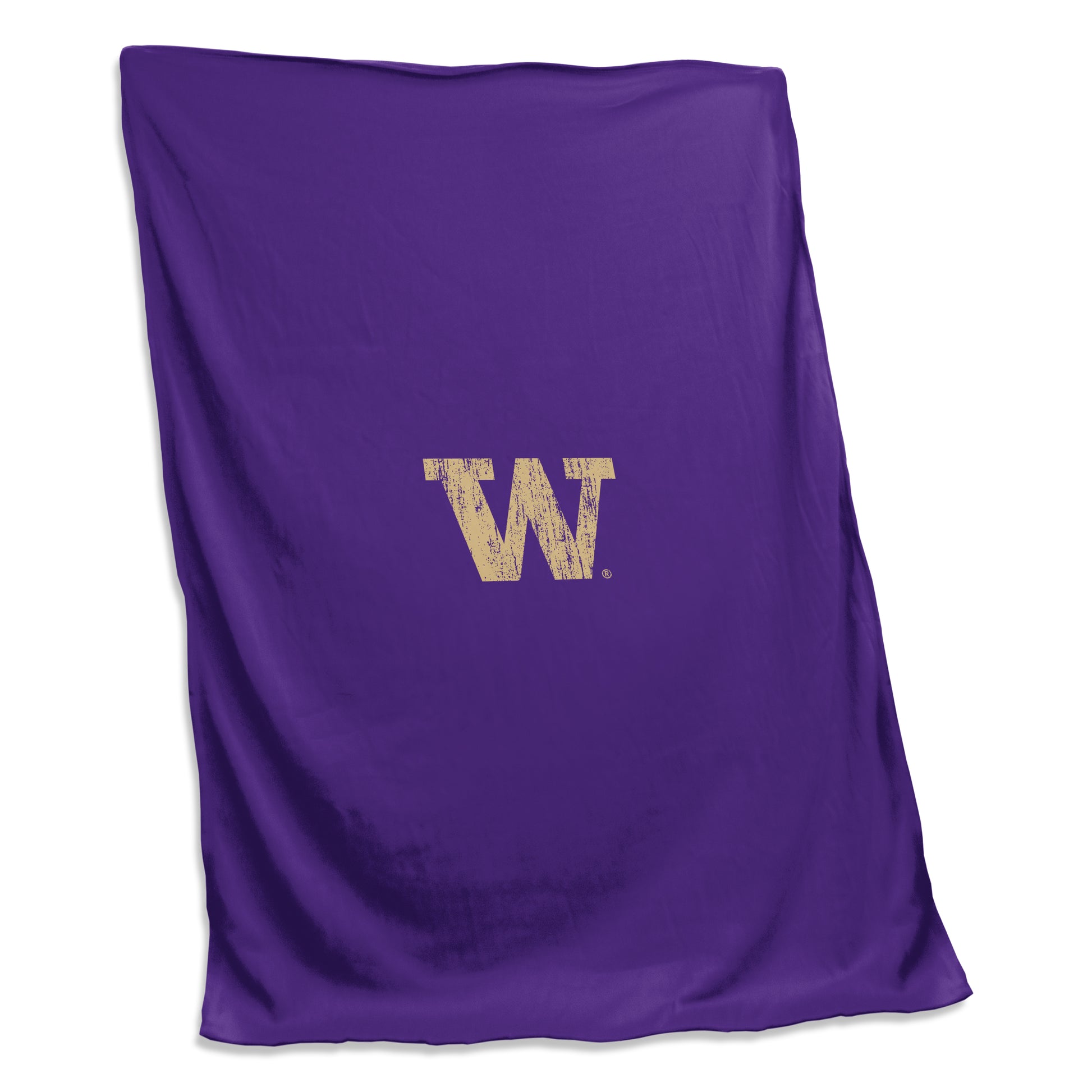 Washington Distressed Screened Sweatshirt Blanket