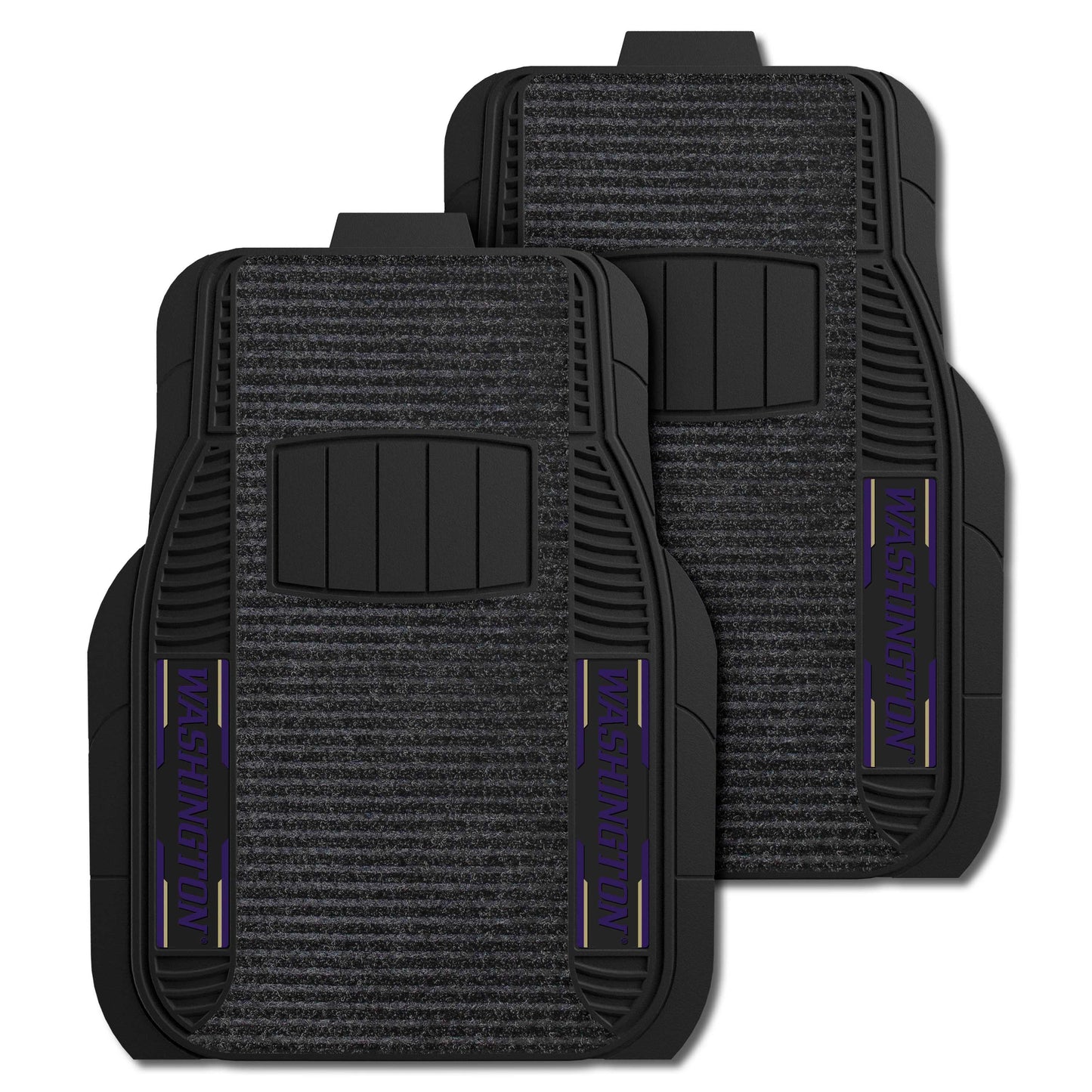 University of Washington 2-pc Deluxe Car Mat Set