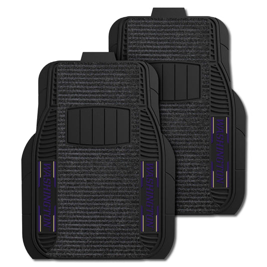 University of Washington 2-pc Deluxe Car Mat Set