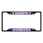 University of Washington Black License Plate Frame