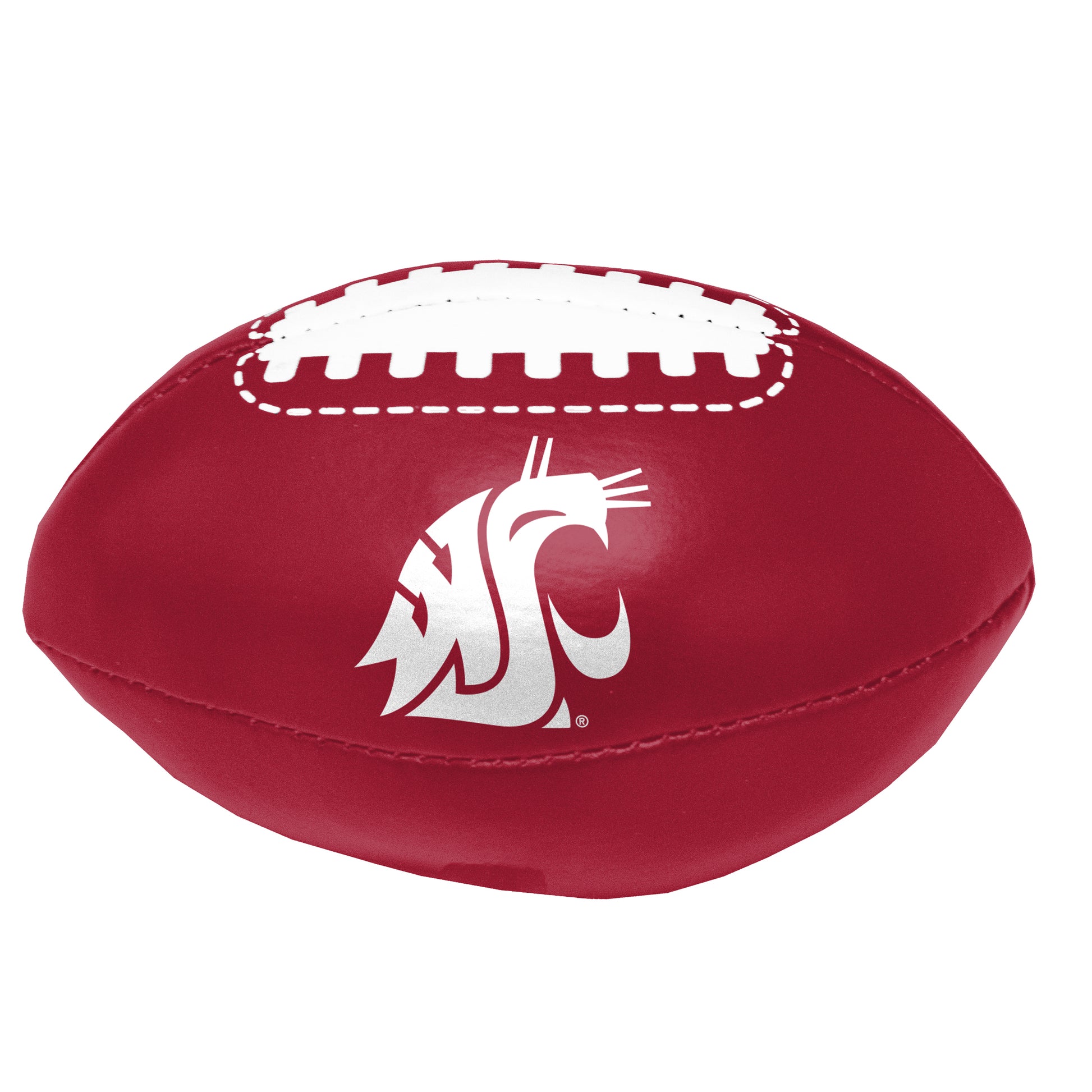 WA State Two Logo Micro Soft Football