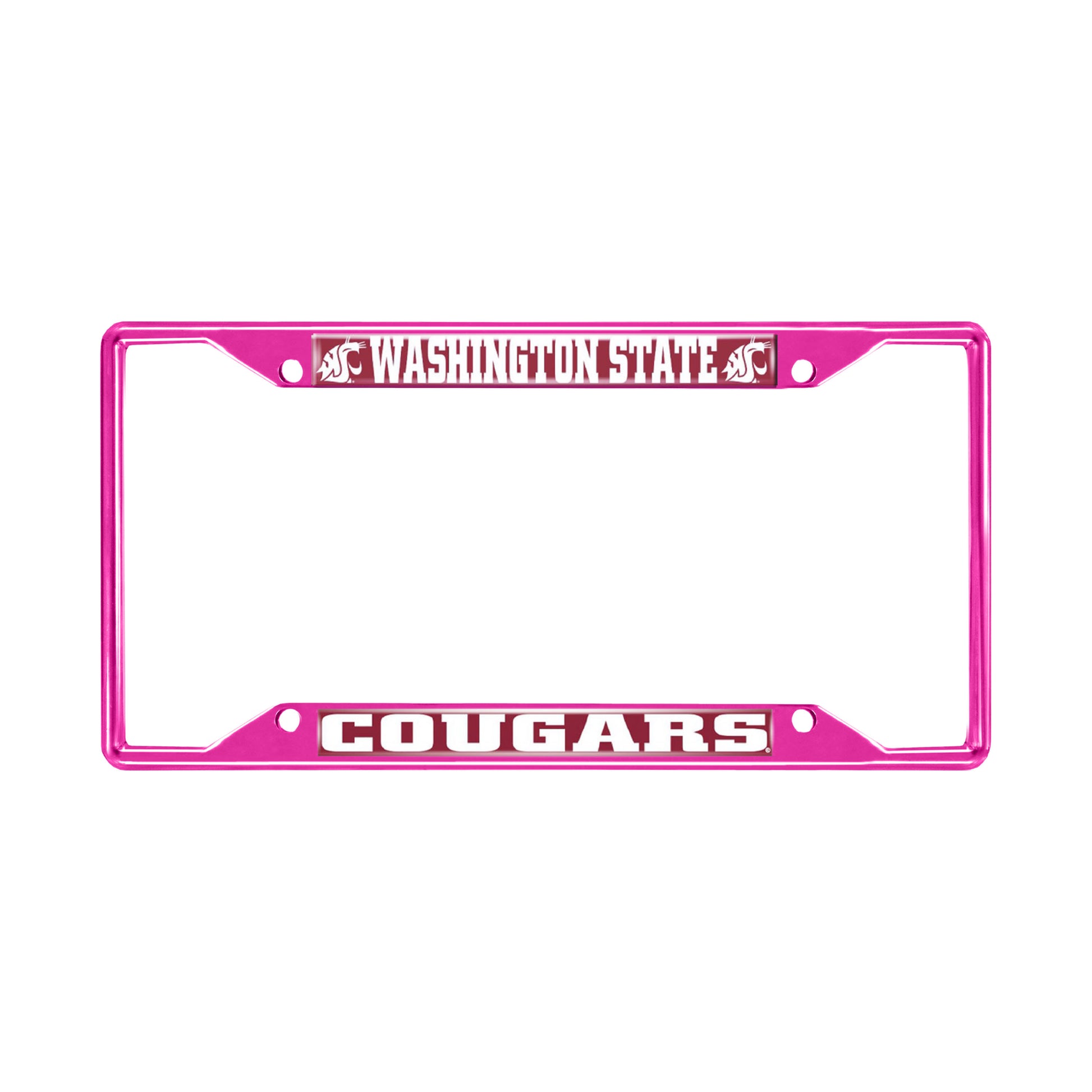 Washington State University-Pink License Plate Frame