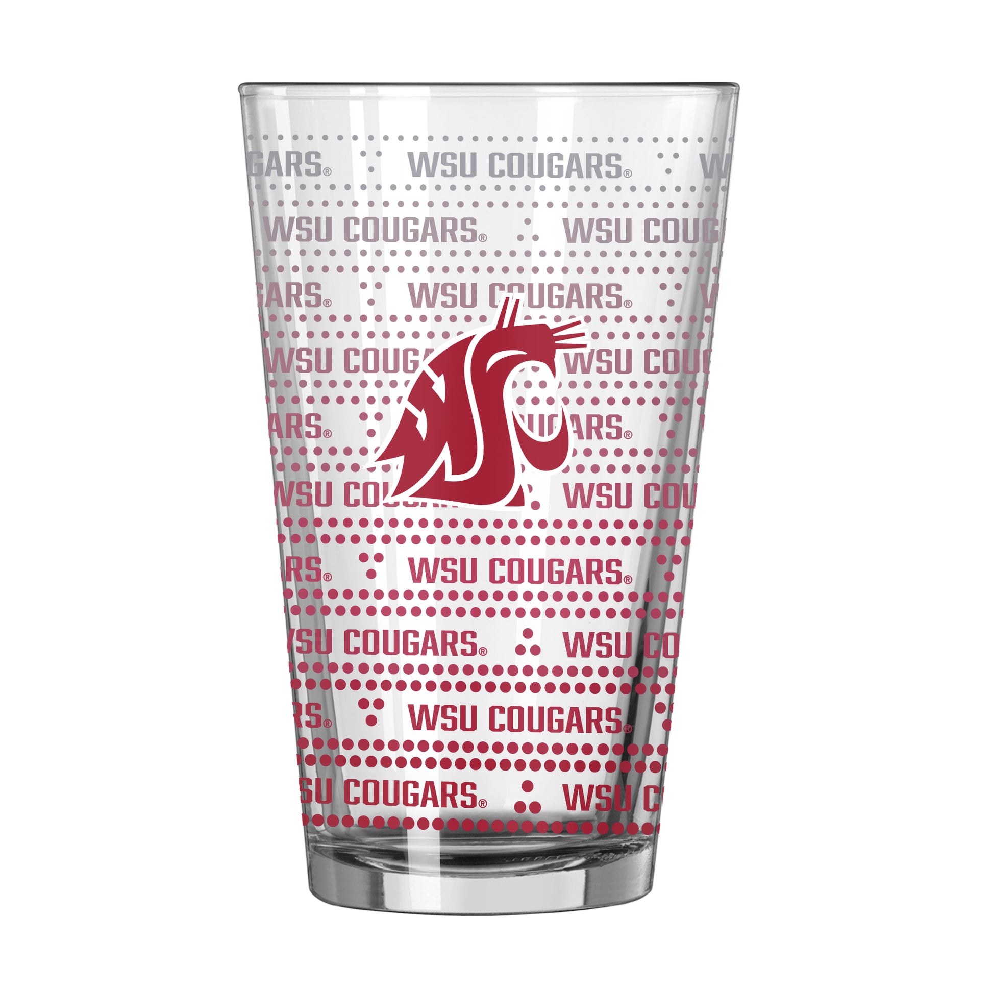 Washington State 16oz Chant Fade Pint Glass