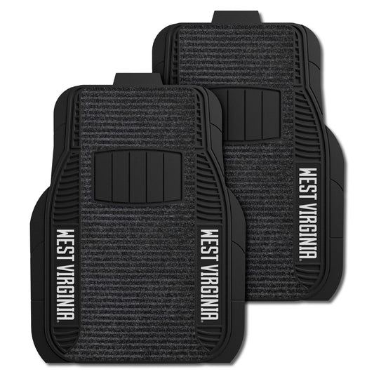 West Virginia University 2-pc Deluxe Car Mat Set