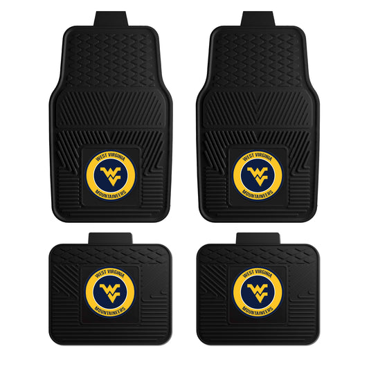 Trinity West Virginia 4pc Vinyl Car Mat Set