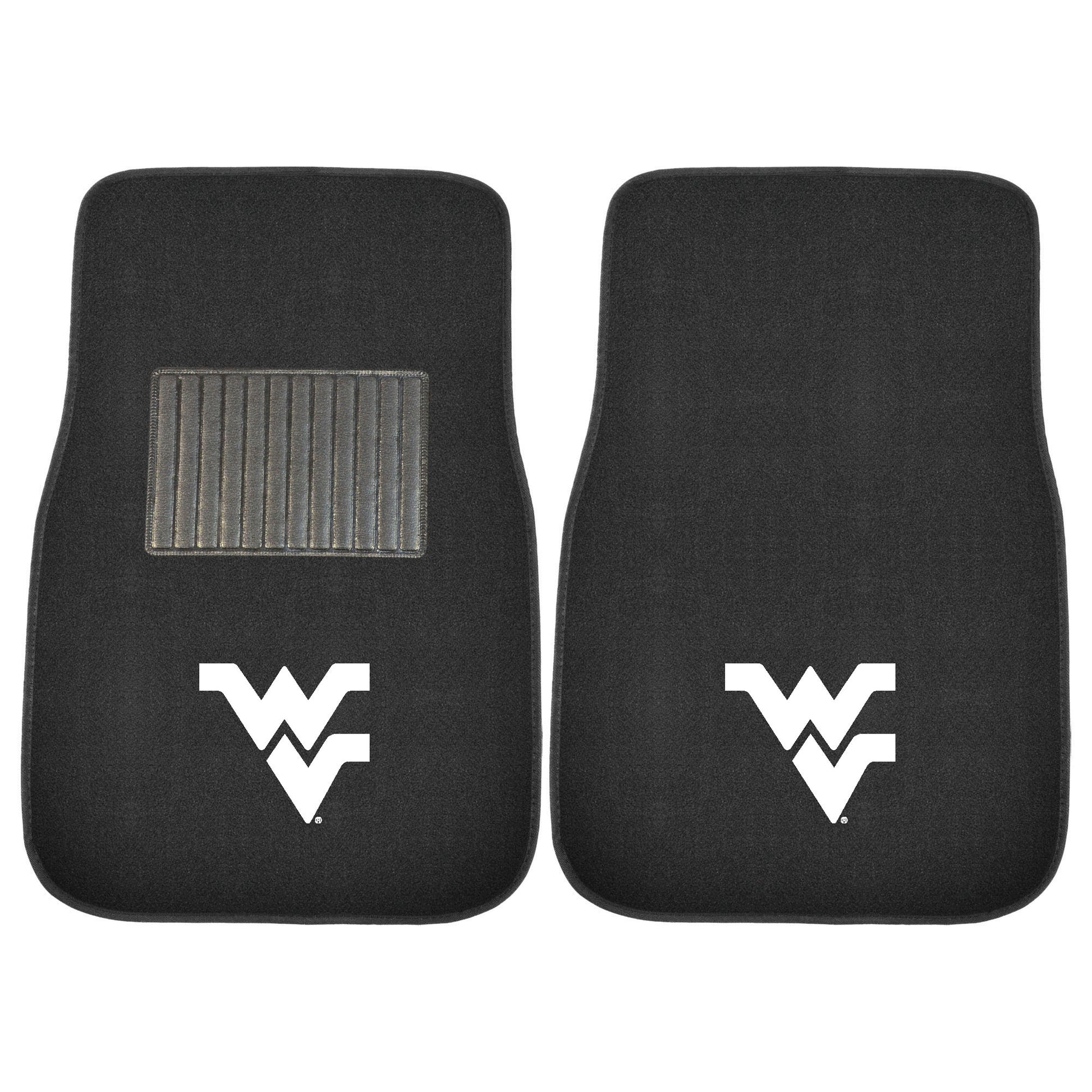 West Virginia University 2-pc Embroidered Car Mat Set