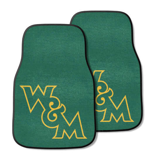 College of William & Mary 2-pc Carpet Car Mat Set