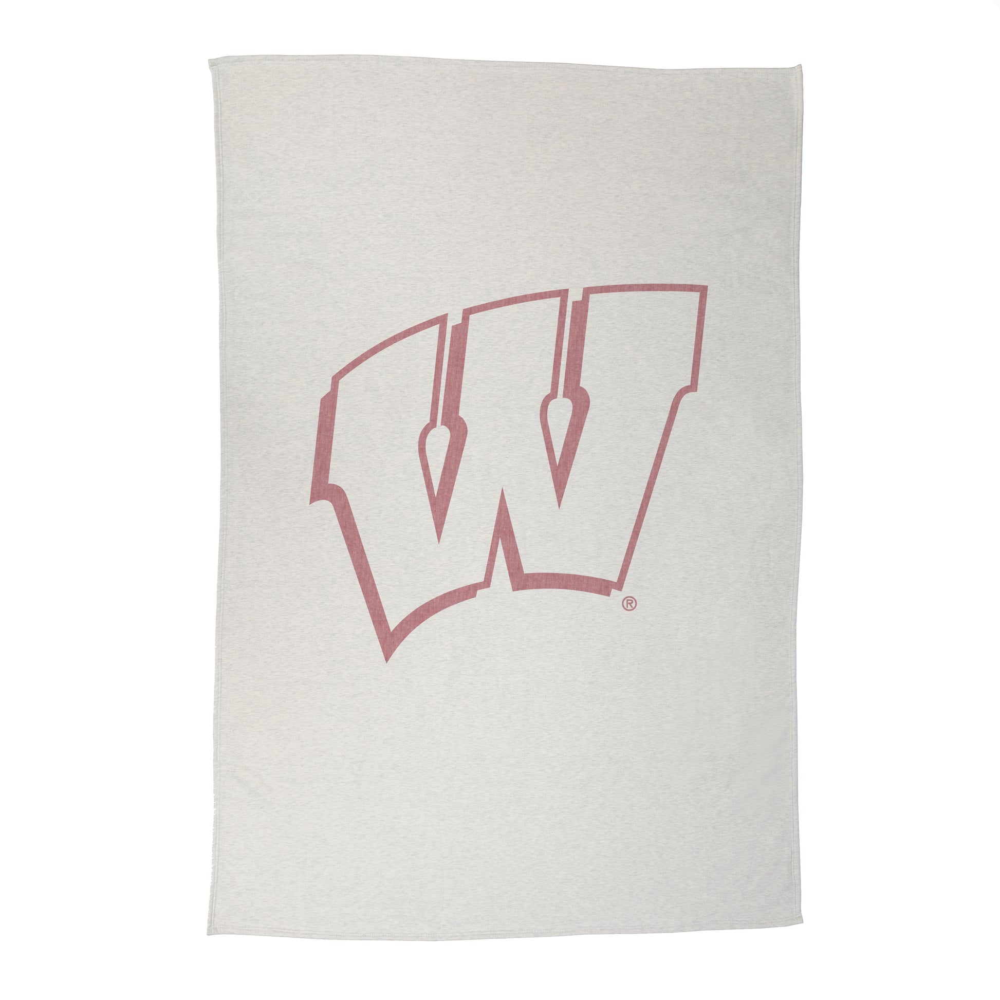 Wisconsin Oversized Logo Sublimated Sweatshirt Blanket