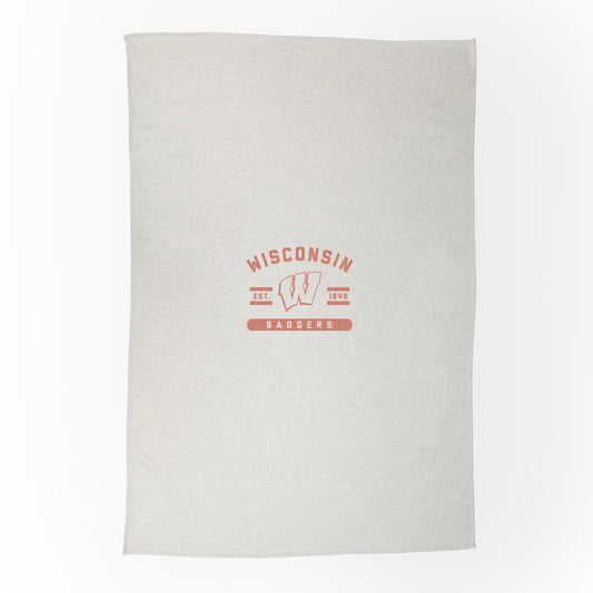 Wisconsin Sublimated Sweatshirt Blanket
