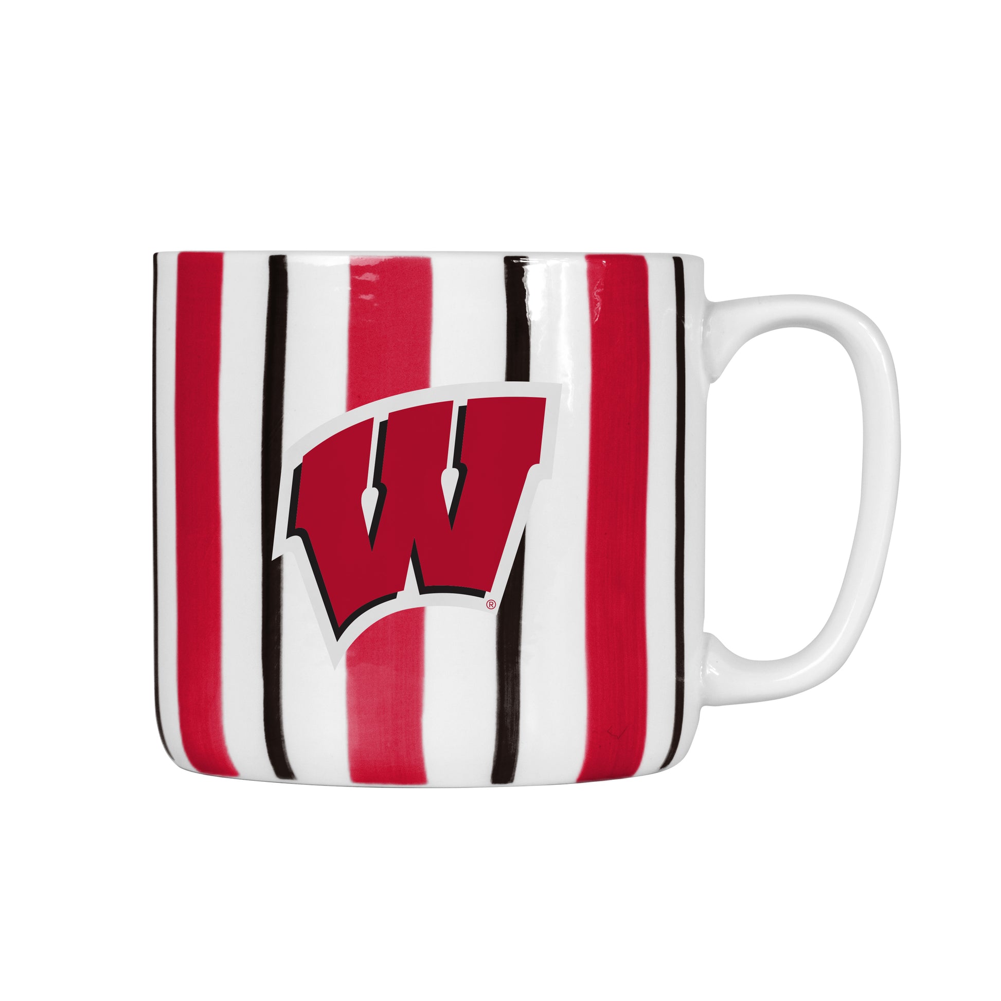 Wisconsin 16oz Brushstroke Stripe Mug
