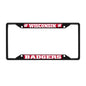 Wisconsin License Black Plate Frame