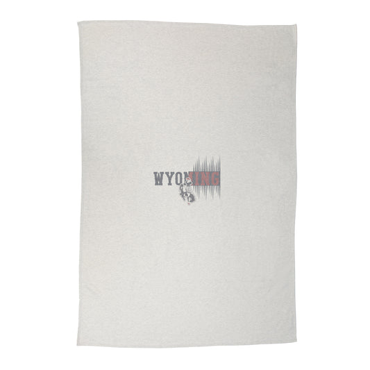 Wyoming State Pride Sublimated Sweatshirt Blanket