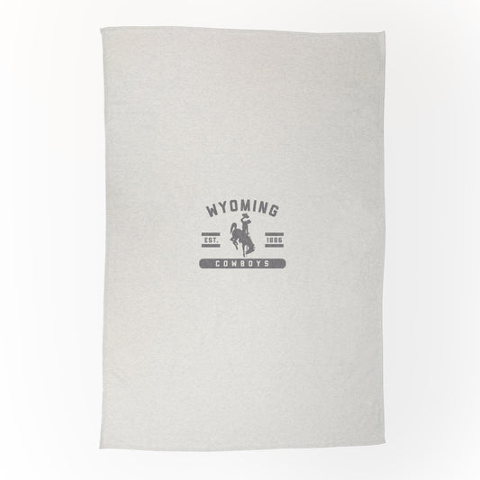 Wyoming Sublimated Sweatshirt Blanket