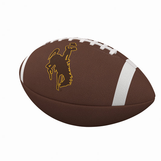 Wyoming Team Stripe Official-Size Composite Football