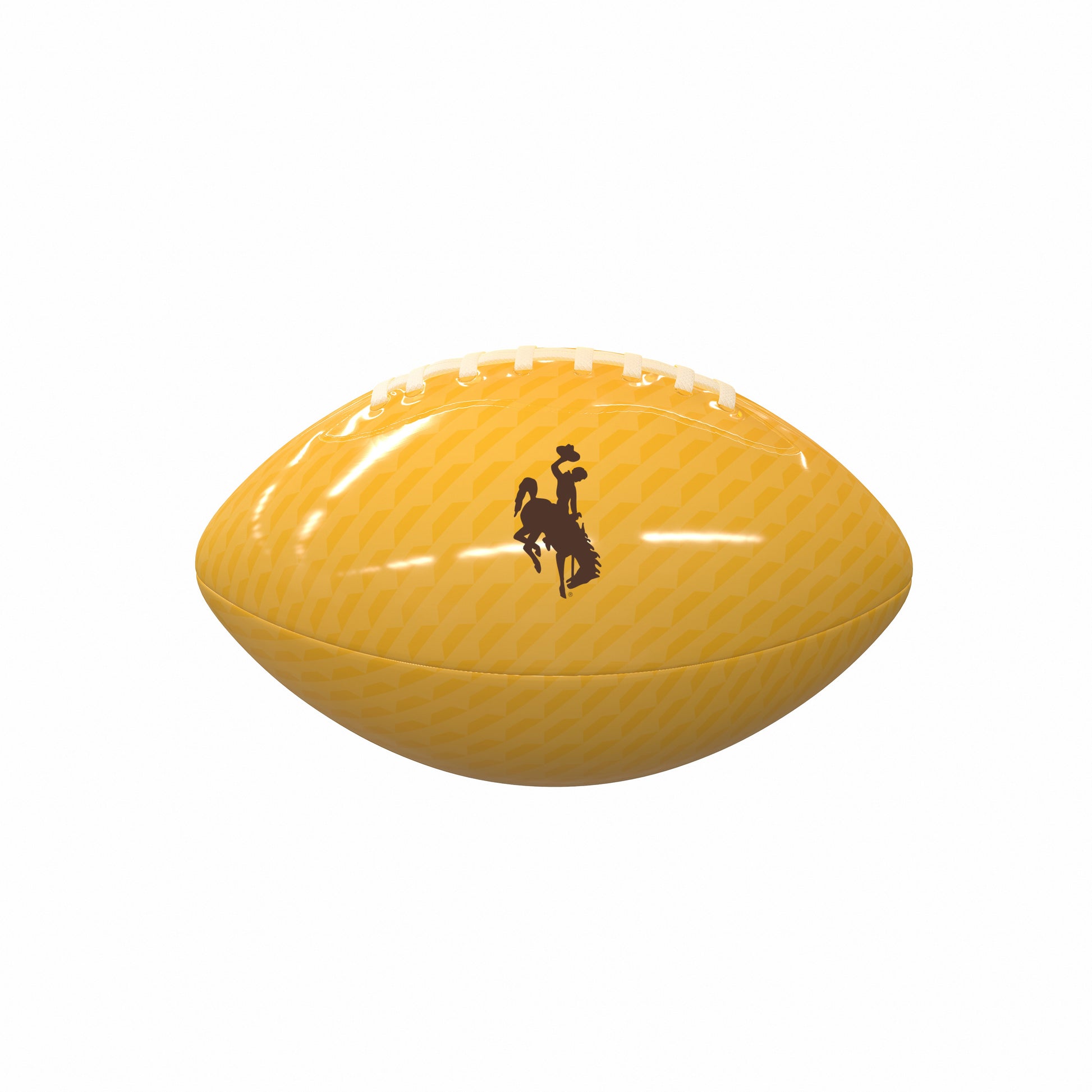 Wyoming Mini Size Glossy Football