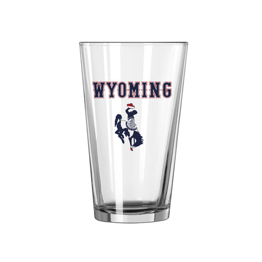 Wyoming State Pride 16oz Pint Glass