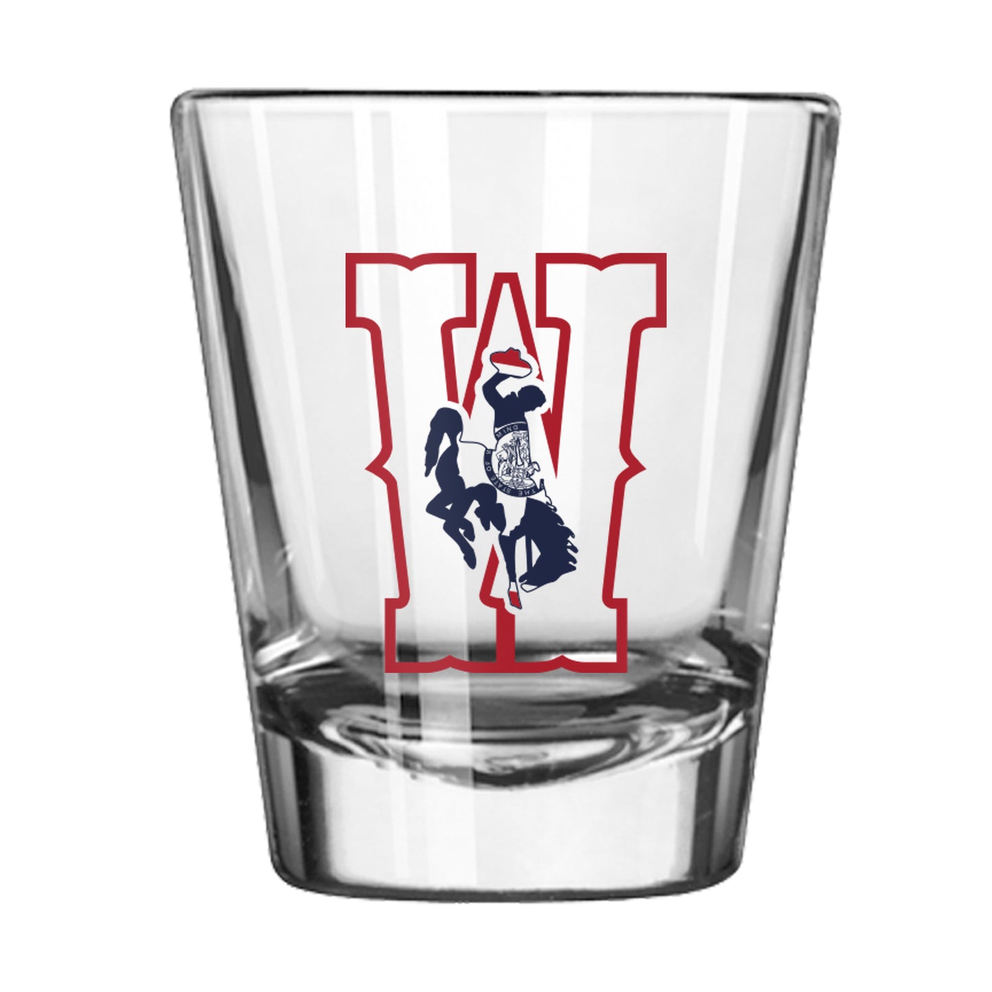 Wyoming State Pride 2oz Shot Glass