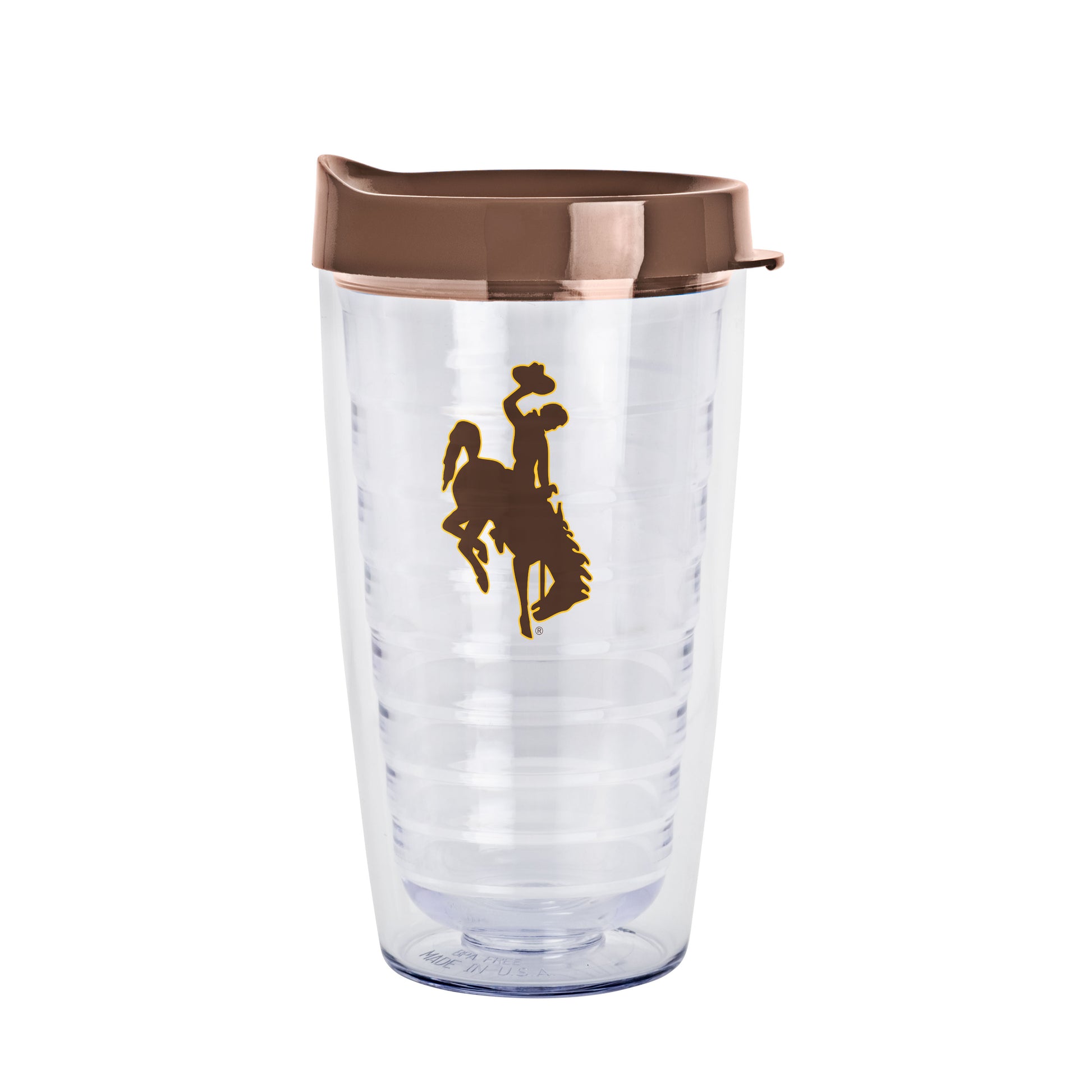 Wyoming 16oz Flipside Dbl Wall Clear Tumbler