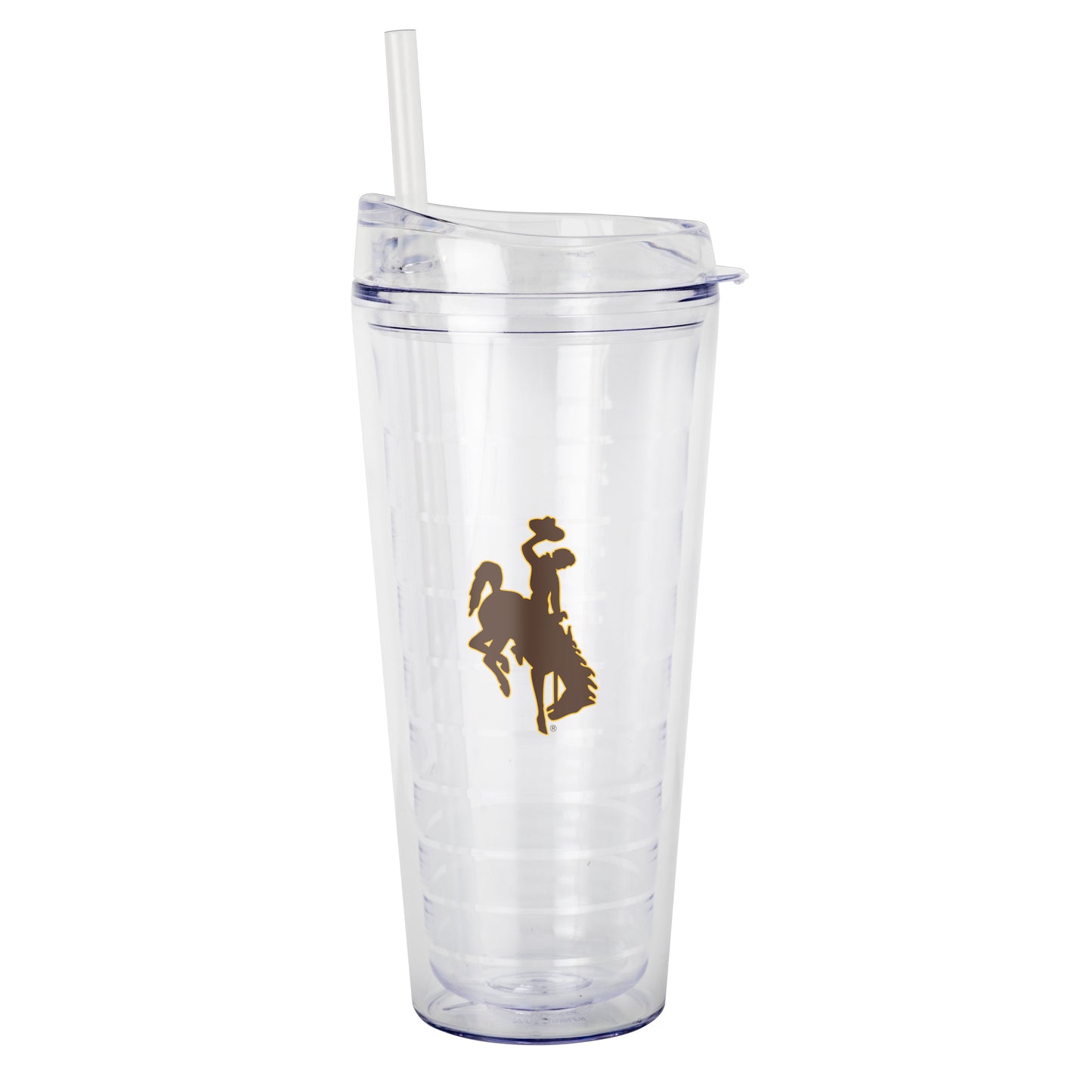 Wyoming 22oz Flipside Dbl Wall Clear Tumbler