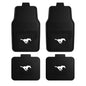 Southern Methodist 2-pc Vinyl Car Mat Set - White