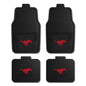 Southern Methodist University Mustang 4-pc Vinyl Car Mat Set - Red