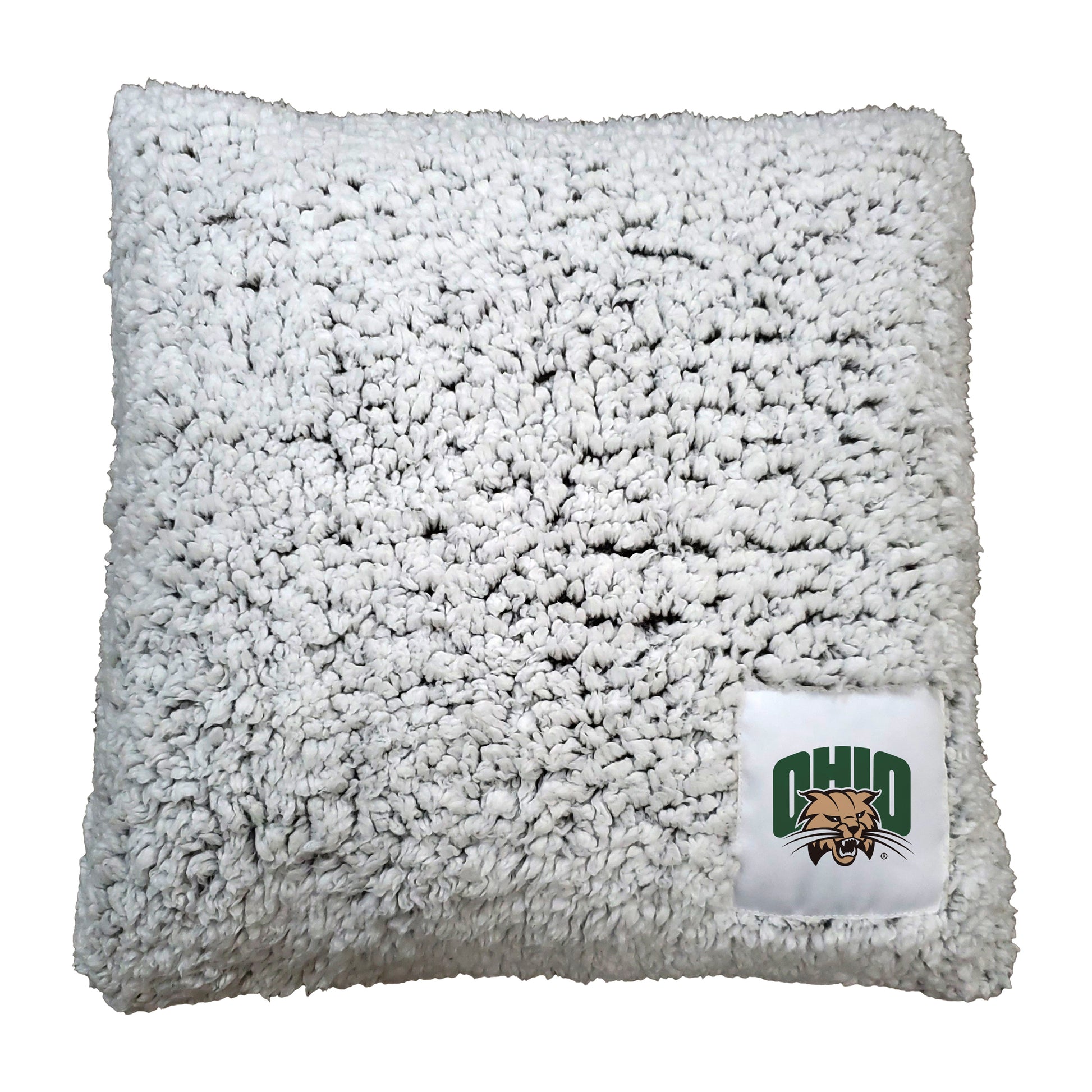 Ohio Univ Frosty Throw Pillow