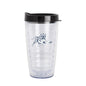 Jackson State 16oz Flipside Dbl Wall Clear Tumbler