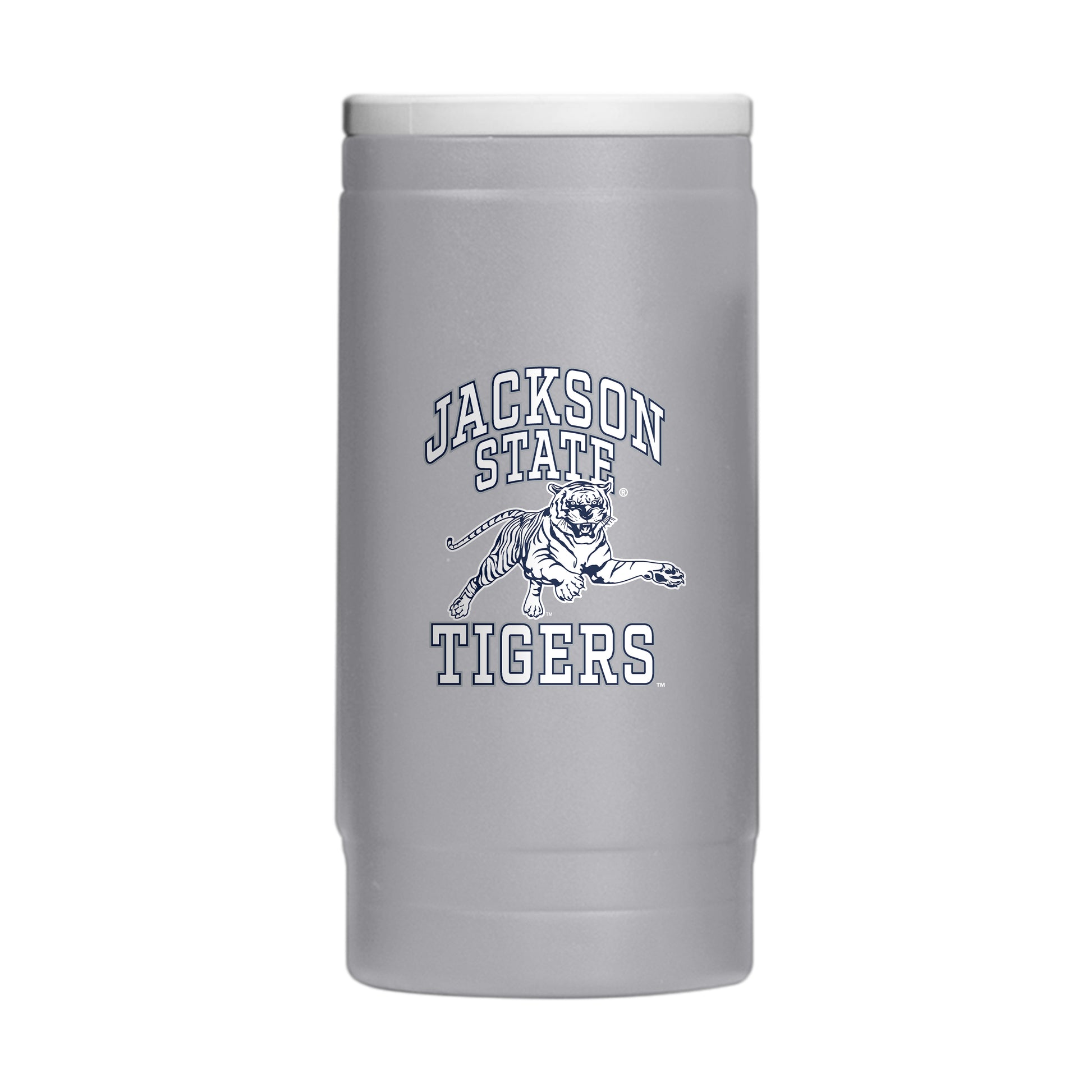 Jackson State 12oz Athletic Powdercoat SlimCan Coolie