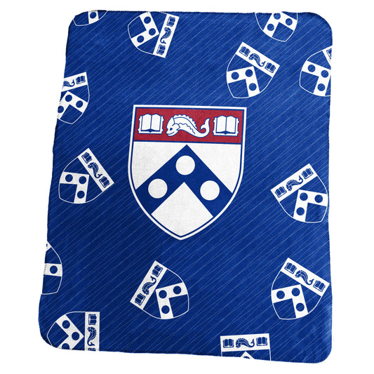 Penn Repeating Classic Fleece Throw