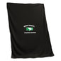 North Dakota Screened Black Sweatshirt Blanket