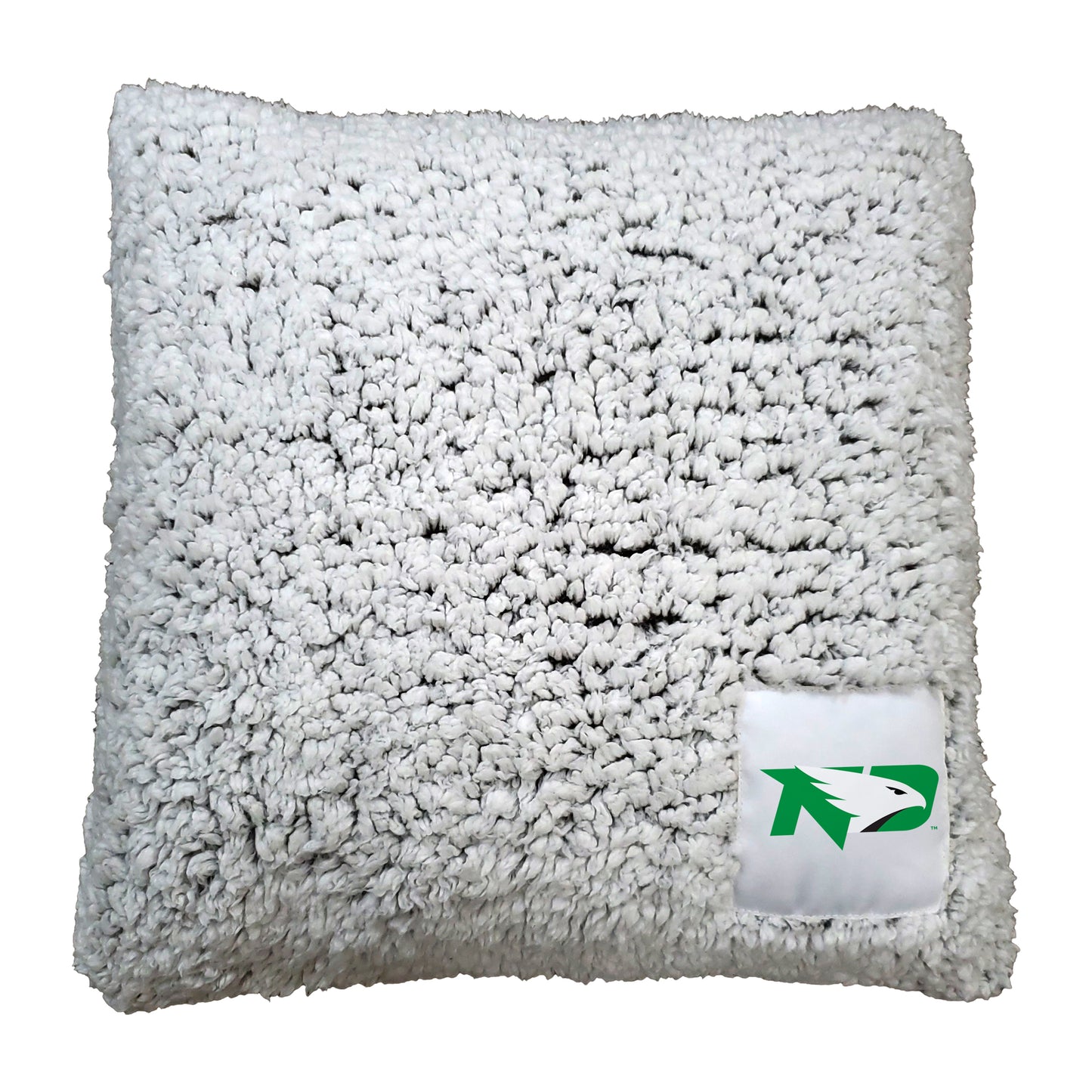 North Dakota Frosty Throw Pillow