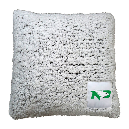 North Dakota Frosty Throw Pillow