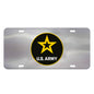 ARMY Chrome Diecast License Plate