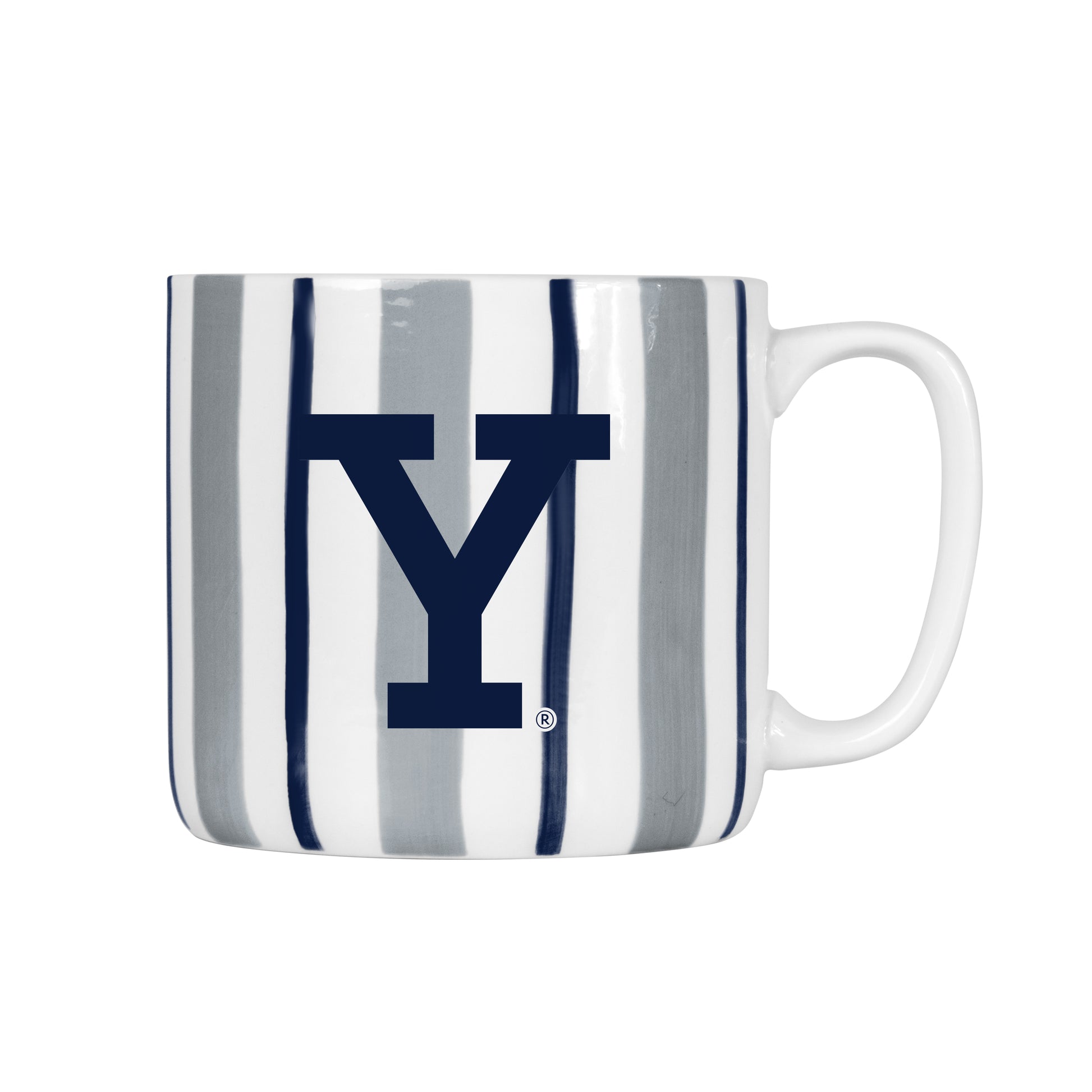 Yale 16oz Brushstroke Stripe Mug