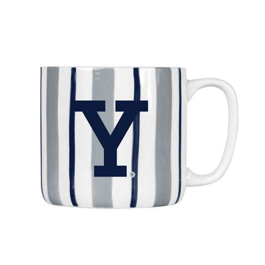 Yale 16oz Brushstroke Stripe Mug