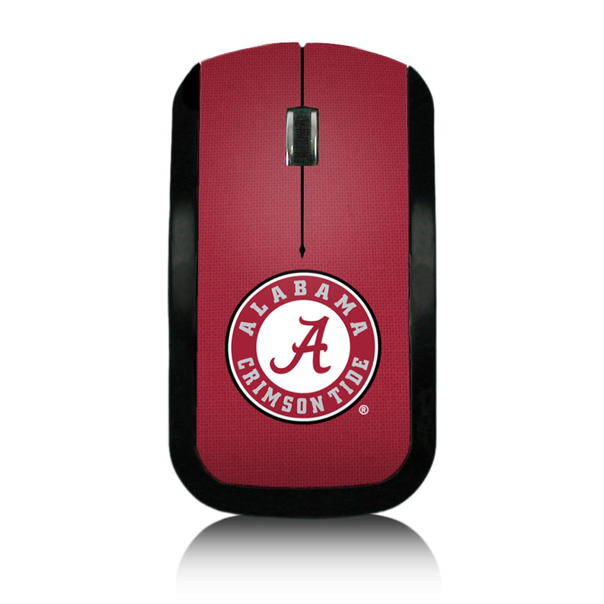Alabama Crimson-Tide SOLID WORDMARK BLUETOOTH SPEAKER featuring the university of alabama crimson tide logo on its surface against a white background.