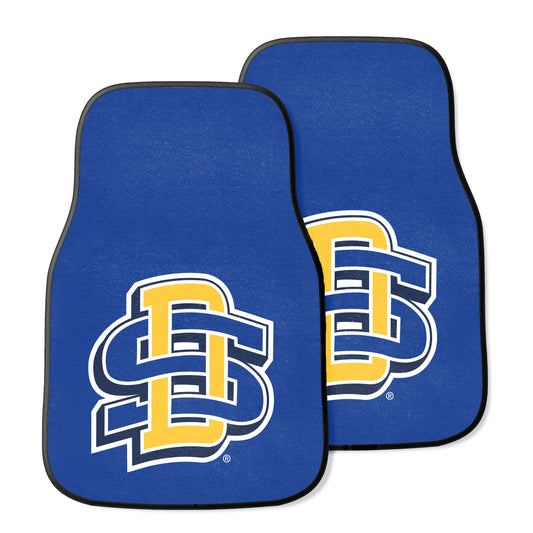South Dakota State University 2-pc Carpet Car Mat Set
