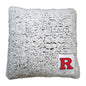 Rutgers Frosty Throw Pillow