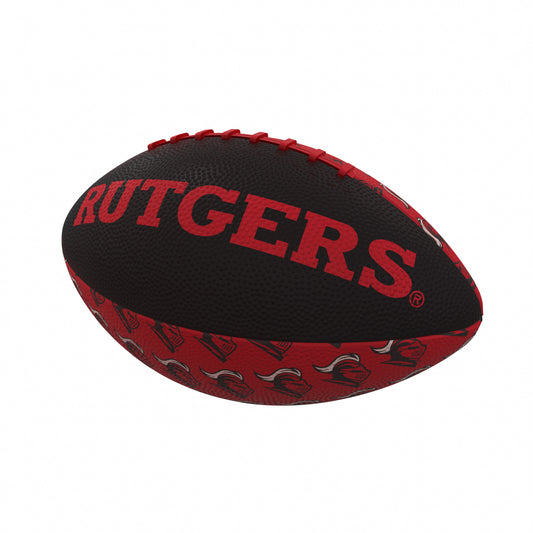 Rutgers Repeating Mini-Size Rubber Football
