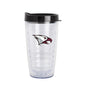 NC Central 16oz Flipside Dbl Wall Clear Tumbler