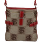 Signature Crossbody Chrissy 8983 FLORIDA STATE with logo pattern and red accents, featuring a front buckle and adjustable strap.
