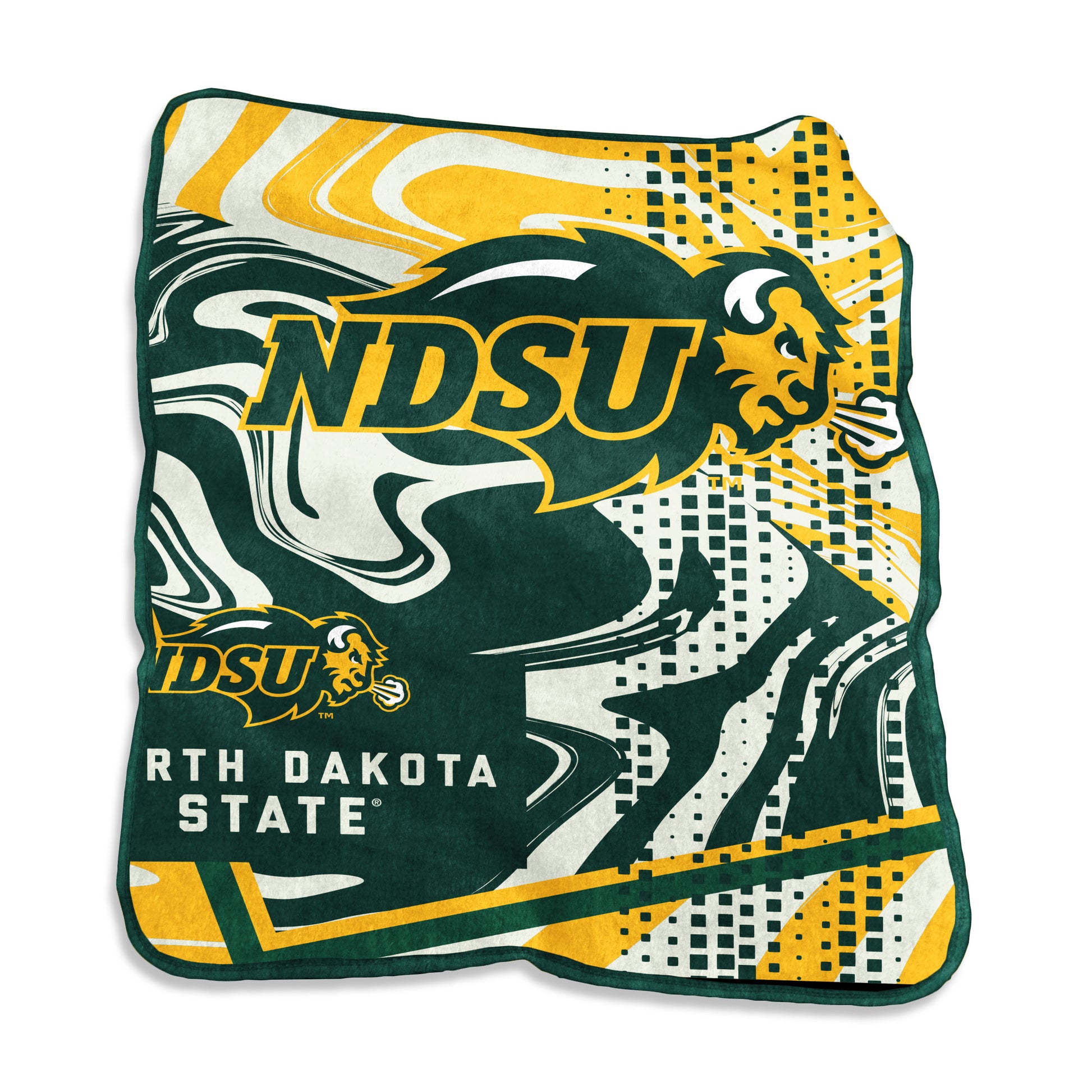 North Dakota State Raschel Throw