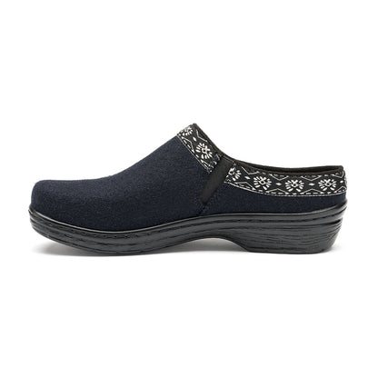 York | Dress Blue Faux Wool - Final Sale