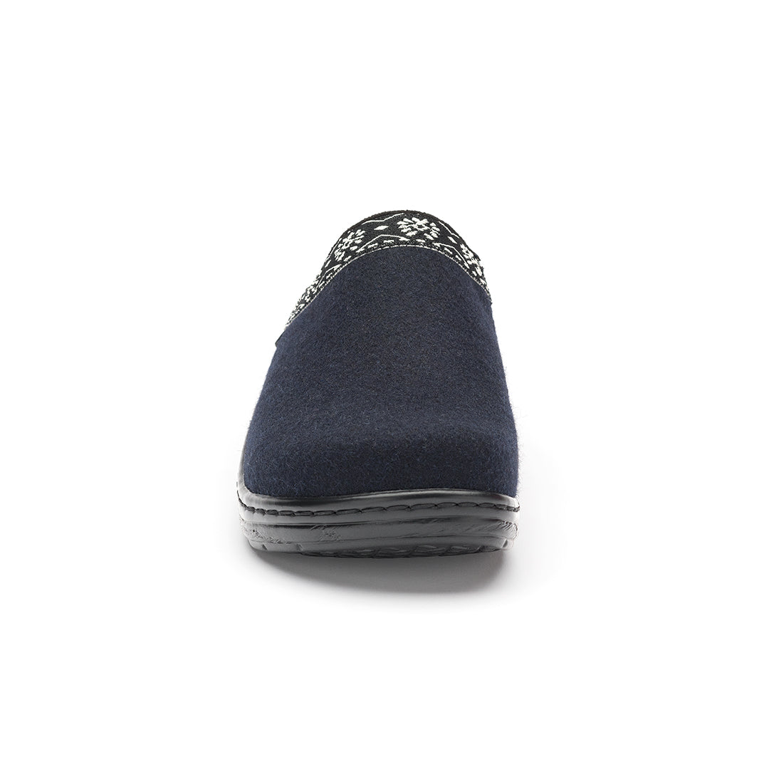 York | Dress Blue Faux Wool - Final Sale