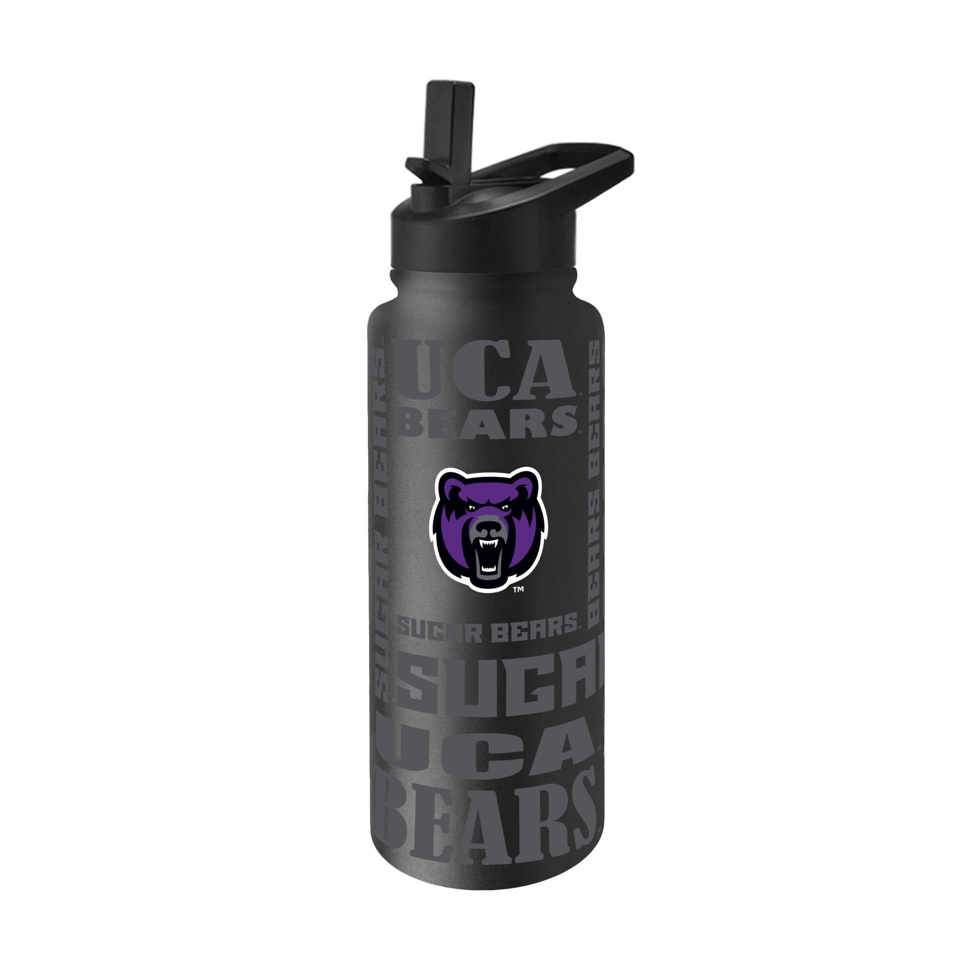 Central Arkansas 34oz Black Replay Quencher Bottle