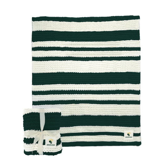 Norfolk State Cable Knit Throw 50x60