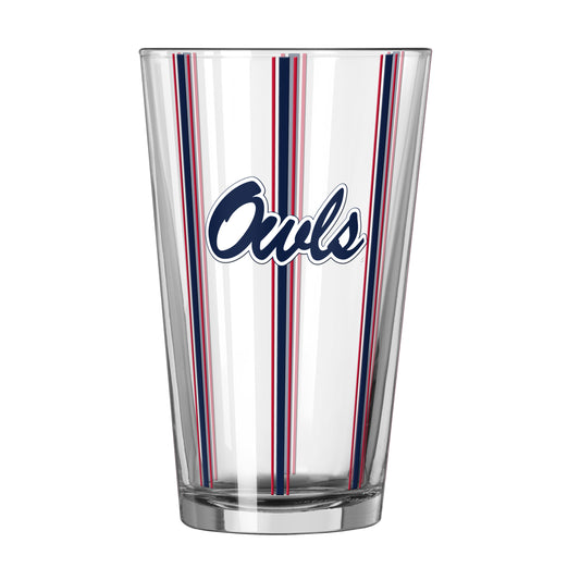 Florida Atlantic 16oz Thin Stripe Pint Glass