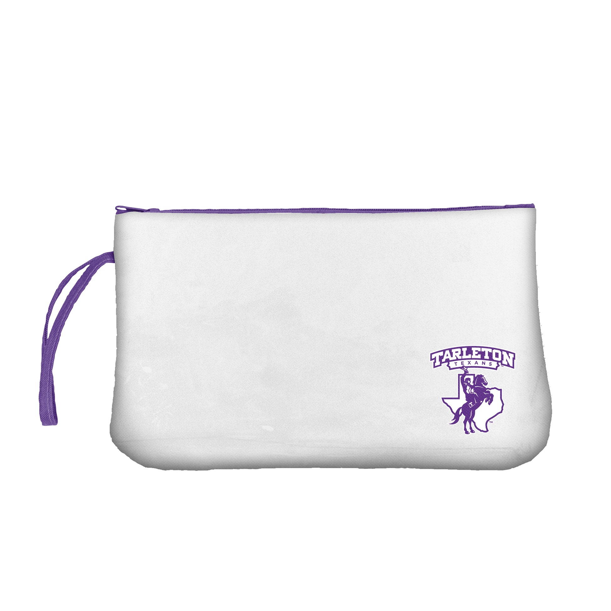 Tarleton State Clear Wristlet