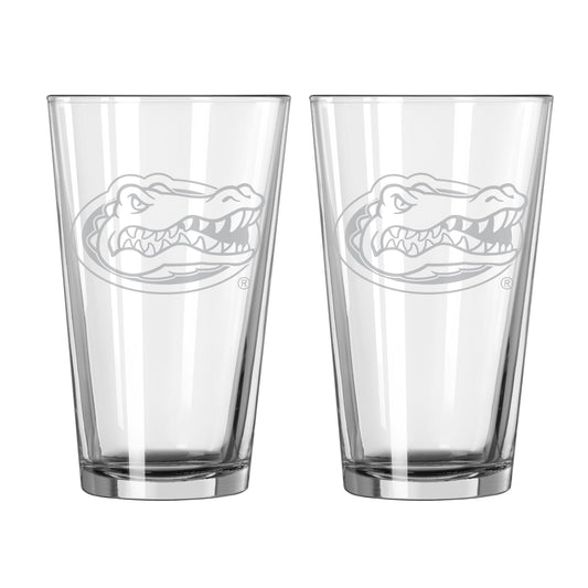 Florida 16oz Frost Pint Glass