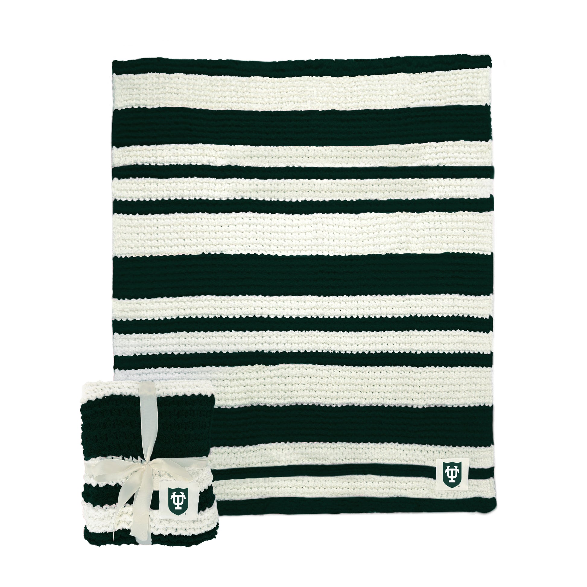 Tulane Cable Knit Throw 50x60